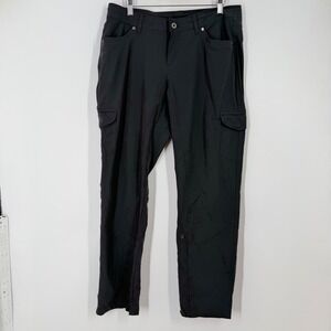 Kuhl Splash Roll-Up Cargo Pants Womens 12 Short Gray Hiking Outdoor 6326